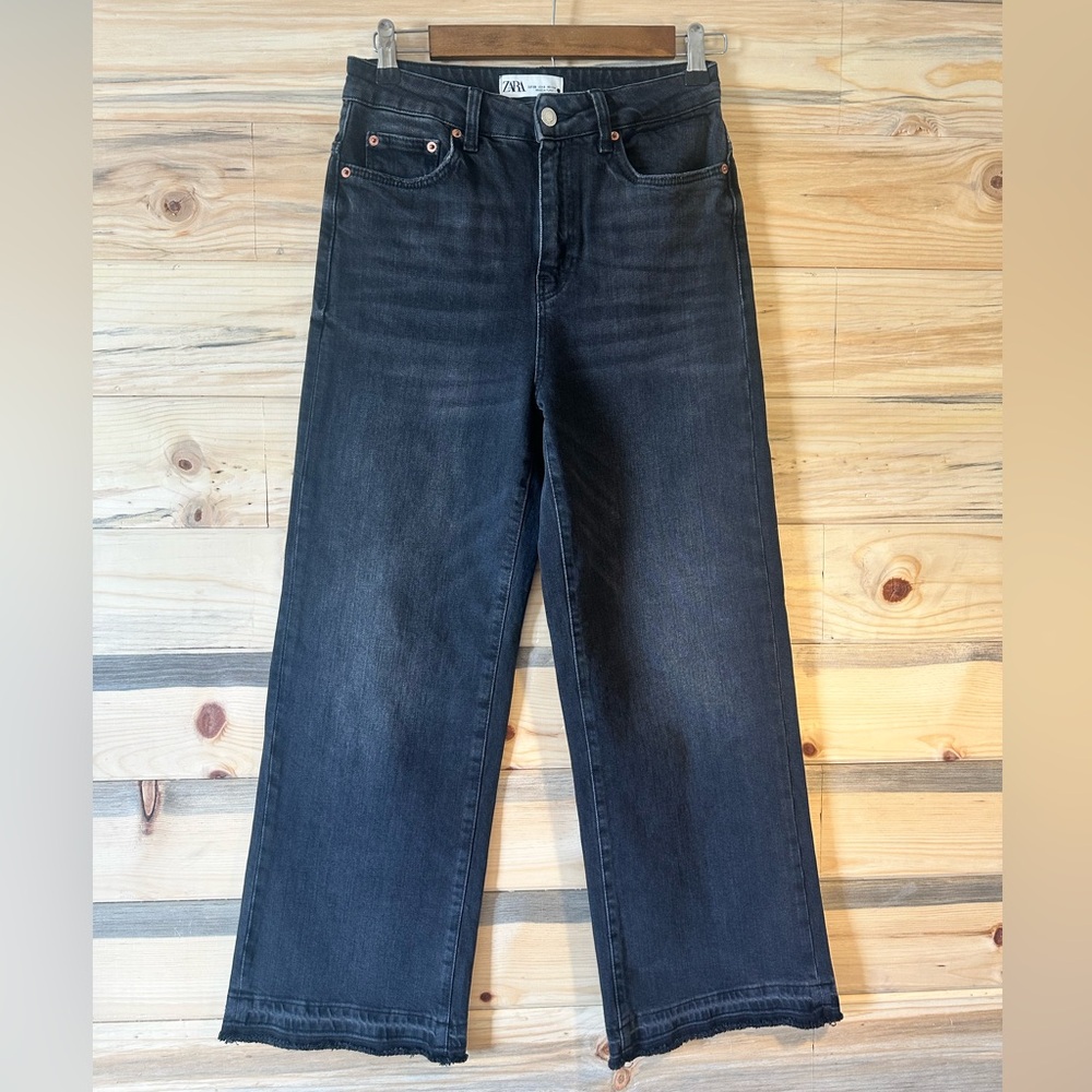 Zara Dark Gray Relaxed Jeans